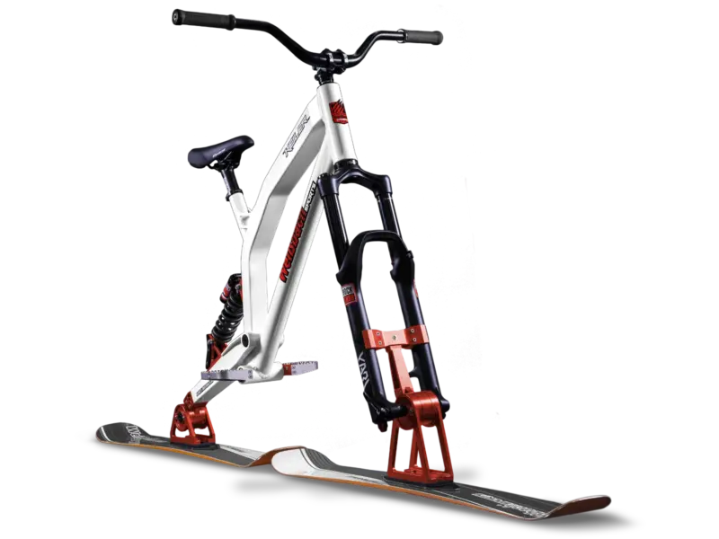 Weissbach_Sports_Skibike_Keiler_sfp Front view of the ski bike Keiler