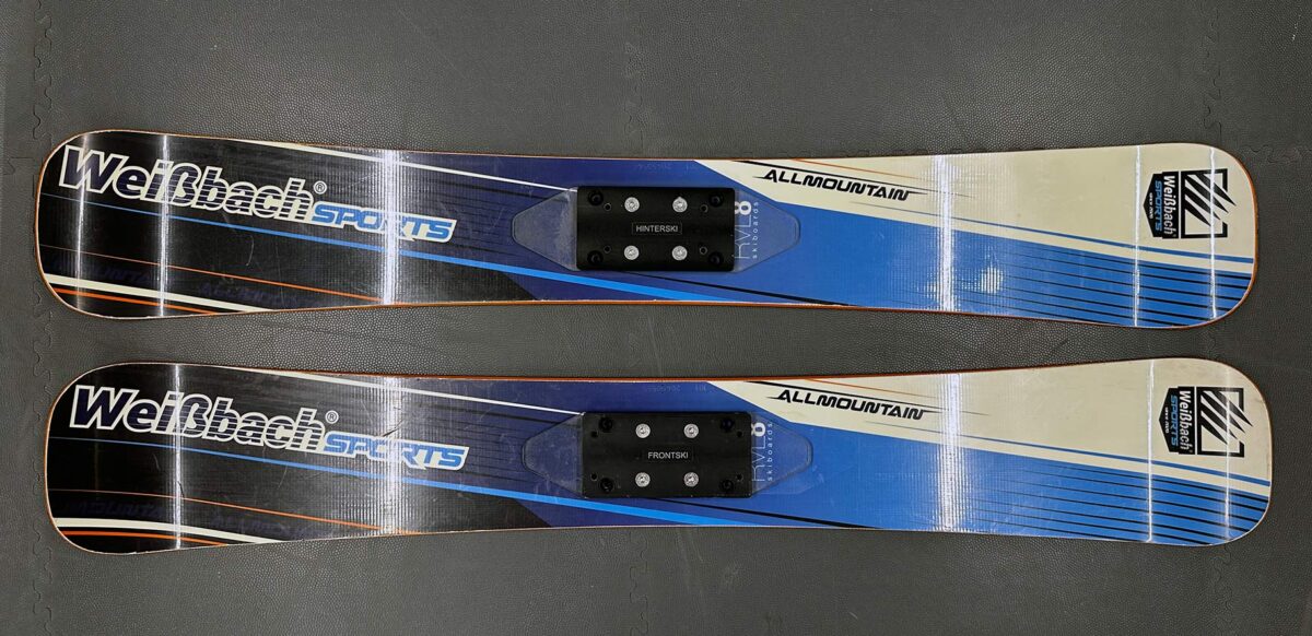 Allmountain top mit A Platte Produkteinzelbild_ Weißbach Allmountain Ski + Adapterplatte (gebraucht)